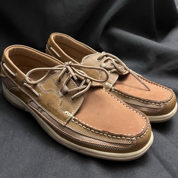 Thom Mcan Shoes | Thom Mcan- Mens Loafter Tan Shoes- Size 13M, Leather Uppers, Pre-Owned | Color: Brown/Tan | Size: 13 | Pm-95337073's Closet